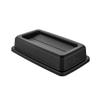 Double Flip Trash Can Lid in Sleek Black HA36588 view 1