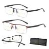 Auto Adjusting HD Reading Glasses, for Near and Far, Self Adjusting Eyeglasses for Women/Men, Adaptive Smart Vision (2Pcs, +1.5) view 1
