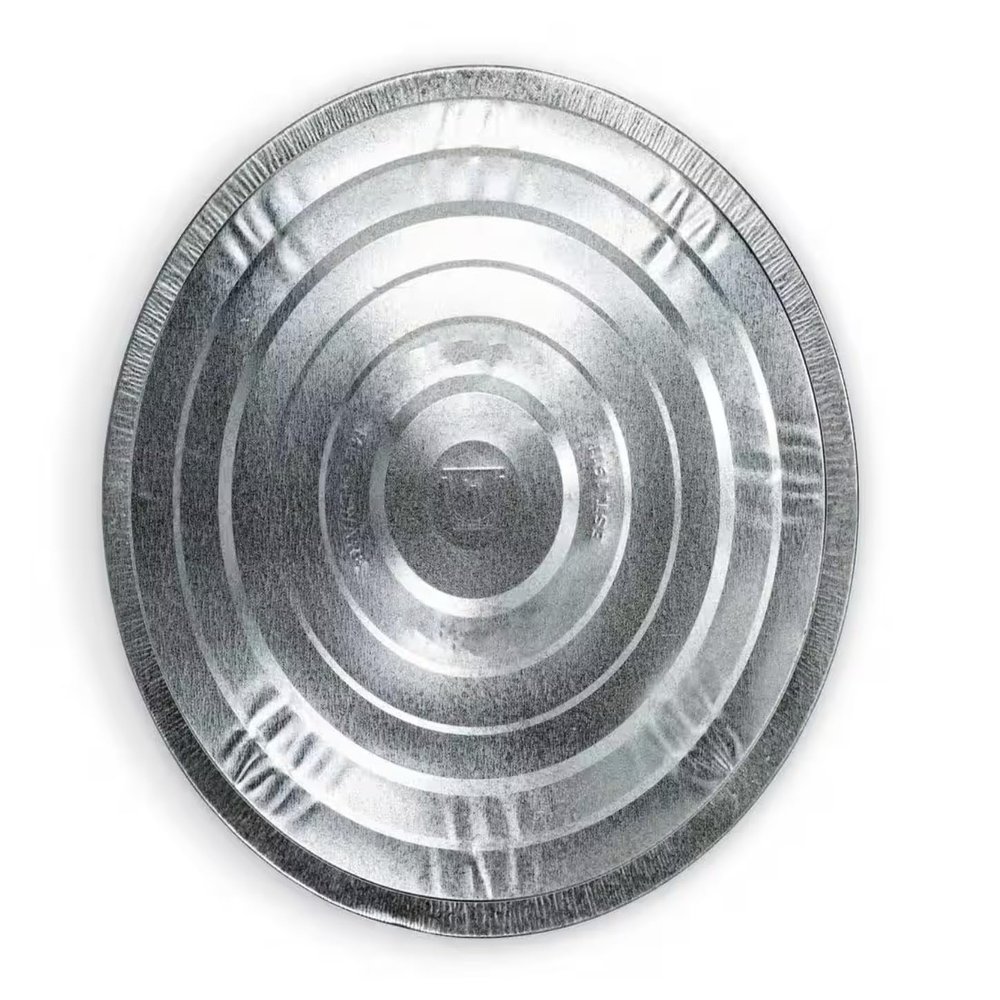 Galvanized Steel Trash Can Replacement Infinity Lid for 6 Gal. HF00502