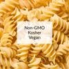 DeLallo Giant Fusilli Pasta, Curly Long Spiral Noodles, Vegan, Kosher, Non-GMO, Made in Italy with 100% Durum Wheat Semolina, Bronze Cut, 16 oz Bag, (4 Pack) view 4