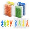 Individually Wrapped Floss for Kids Bulk Kids Flossers Marine Animal-Shaped Baby Floss 4 Colors Toddler Flossers Helps Prevent Tooth Decay & Gum Diseas for Family Travel Picnics (1000) view 1