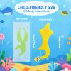 Individually Wrapped Floss for Kids Bulk Kids Flossers Marine Animal-Shaped Baby Floss 4 Colors Toddler Flossers Helps Prevent Tooth Decay & Gum Diseas for Family Travel Picnics (1000) view 2