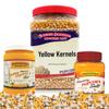 All-In-One Popcorn Kit for Perfect Movie Night Snacks | Butter Flavored Coconut Oil 32 fl oz, Popcorn Seasoning Salt 19 oz & Obelys Yellow Kernels 64 oz (4lb) | Complete Popcorn Pack view 1