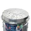 31 Gallon Galvanized Steel Trash Can Replacement Infinity Lid WA10077 view 3