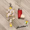Bee Gnome Printed Inhaler Holder Key Fob view 2