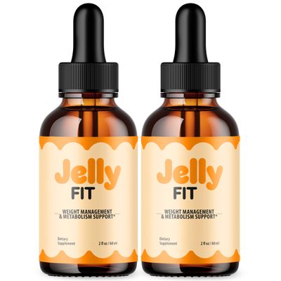 (2 Pack) Jelly Fit Drops, JellyFit Drops with Natural Ingredients, Advanced Formula Supplement with Maximum Strength Health and Wellness Active Lifestyle Multivitamins for Women and Men (60 Servings)