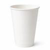 VeZee 12 oz Disposable White Poly Paper Hot Cups Only | Insulated Coffee Tea Cocoa Soup Cups | Leak Resistant Design, Disposable Drinkware for Cafe Office & Takeaway Use | 3000 Count view 3