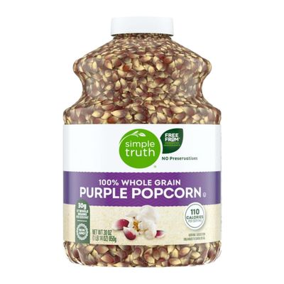 100% Whole Grain Purple Popcorn, 30 oz, 1 Count Jar