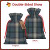 UXDVXGS Clan Macdowall Tartan Drawstring Gift Bag With Tartan Print For Christmas Party Birthday Wedding Medium view 3