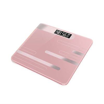 MENGKK Digital Bathroom Scales Bathroom Scales Floor Body Scale Digital Weight LCD Display Glass Smart Electronic Bath(2)