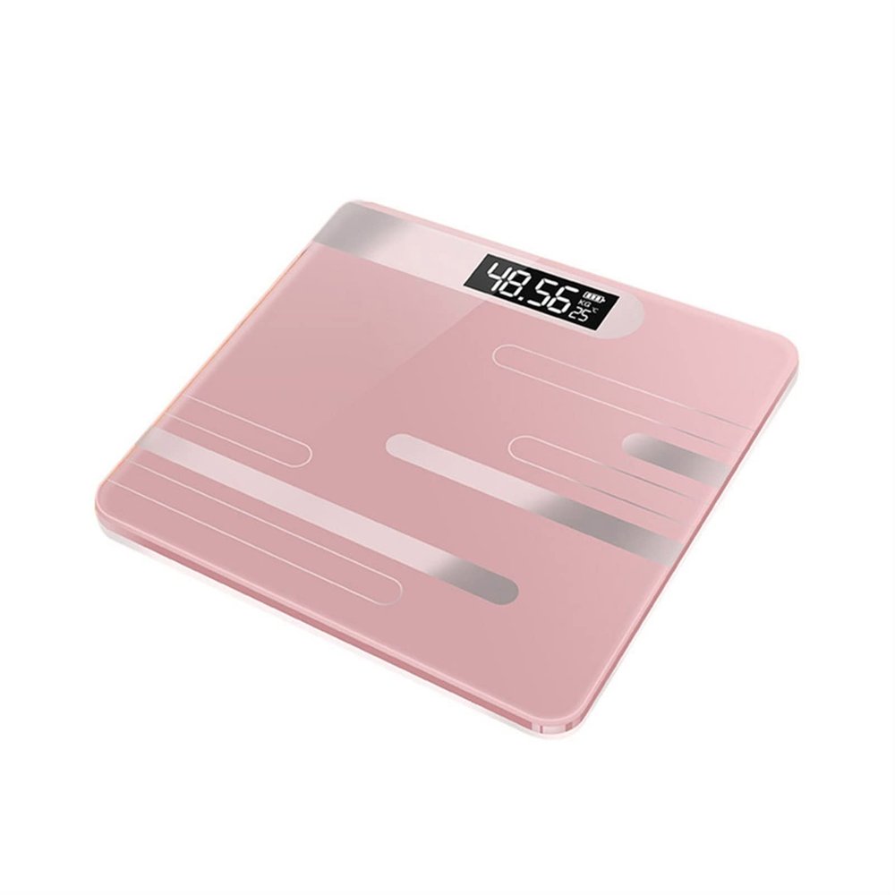 MENGKK Digital Bathroom Scales Bathroom Scales Floor Body Scale Digital Weight LCD Display Glass Smart Electronic Bath(2)