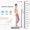 USZWBY Digital Medical Scale with Height Rod - Electronic Weight Scales for Bathroom - 90 Rotatable Instrument Head - Accurate and Easy-to-Use! (Accuracy 20g) view 4