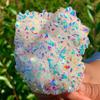 Beautiful Quartz Crystal Rainbow Titanium Cluster Ornaments (Size : 80-100g) view 1
