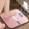 MENGKK Digital Bathroom Scales Bathroom Floor Body Scale Glass Smart Electronic Scales USB Charging LCD Display Weighing Home Digital Weight view 2