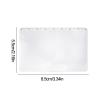 Wallet Magnifier Card - Sheet, 3X Magnifiers Mini Magnifying Glass, Credit Lens | Wallet Optic Thin Enlarger Pocket Loupe Reading Fire Starting Survival Tools Magnifying Card Lens for Purse view 4
