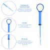 Upgrade 2 Pack Dog & Cat Pill Shooter, Pet Medicine Feeder Syringe with Soft Silicone Tips, Reusable Pill Dispenser for Small, Medium & Large Pets (Blue) view 3
