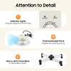250W Infrared Light Therapy Lamp, Floor Standing Far Infrared Heat Lamp with Timer, Adjustable Height 360 Rotatable Head, Near Infrared Light Therapy for Body Pain Relief view 4