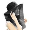 Reberomantique Men Women Mosquito Head Net Hat Safari Sun Hat with Veil Mesh for Insect, Fly and Bug Protection Black view 2