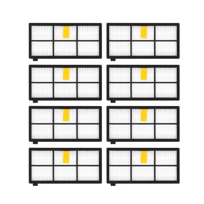 Compatible For Roomba 800 900 Series 850 857 860 861 866 870 880 890 960 980 981 985,Filter Vacuum Part(8pcs)