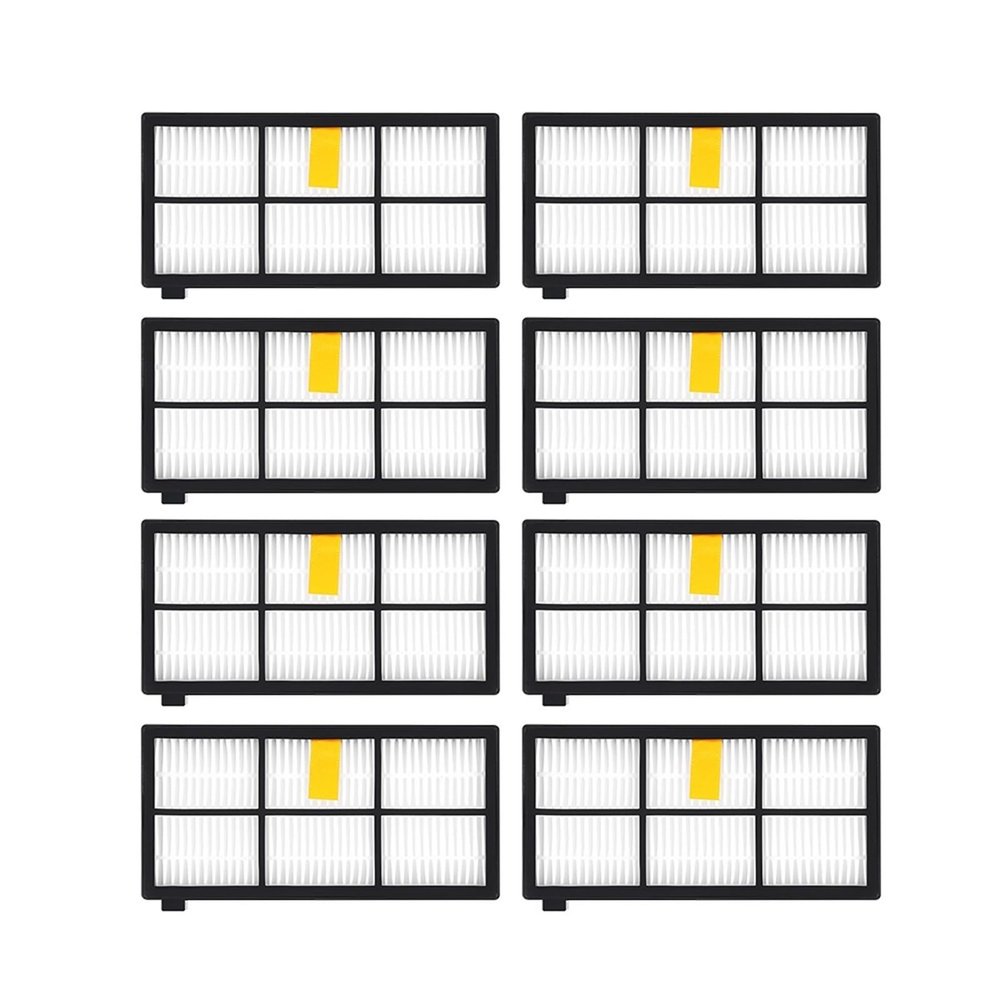 Compatible For Roomba 800 900 Series 850 857 860 861 866 870 880 890 960 980 981 985,Filter Vacuum Part(8pcs)