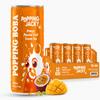 Popping Jacky Boba Tea Drink (Pack of 12) with Popping Boba Pearls - Ready to Drink Bottled Bubble Tea - Mango Passion Fruit Green Tea - Refreshing Boba Tea view 1