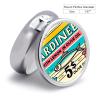 Canned Sardines Fish Metal Round Pill Box, 3 Compartment Travel Organizer, Portable Pill Container with Secure Latch, 2 Inch Circular Vitamin Caddy for Pills and Vitamins, Gift for Him Her Elderly view 2