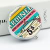 Canned Sardines Fish Metal Round Pill Box, 3 Compartment Travel Organizer, Portable Pill Container with Secure Latch, 2 Inch Circular Vitamin Caddy for Pills and Vitamins, Gift for Him Her Elderly view 4