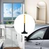 2 in 1 Window Screen Cleaning Brush, Car Screen Cleaning Brush with Squeegee, Wet Dry Dual-Use Window Screen Cleaner Tool, Multi-Purpose Mesh Screen Cleaner for Patio Door Porch (Yellow) view 3