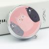 Lovely Cats Metal Round Pill Box, 3 Compartment Travel Organizer, Portable Pill Container with Secure Latch, 2 Inch Circular Vitamin Caddy for Pills and Vitamins, Gift for Him Her Elderly view 4