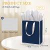 Addblu 28 Pack Bulk Luxury Gift Bags with Handles & 28 Tissue Papers view 2