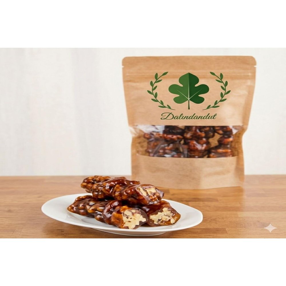 Mulberry Fruit Leather Roll with Walnuts 250g - Traditional Turkish Delight, Sweetener, Snack