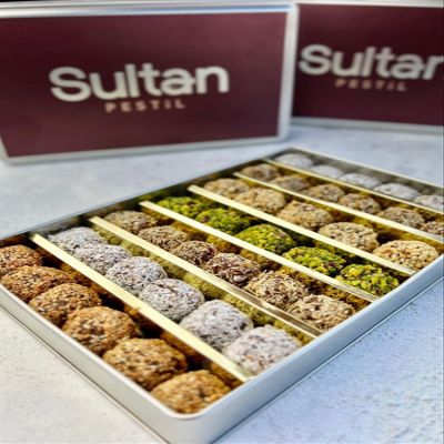 GumusHane Atom Pestil Assortment Fruit Leather Mixed Pack in Metal Tin | Beden | Traditional Turkish Delight
