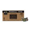 Vermont Coffee Company, Organic Dark Roast, Single-Serve Organic Compostable Coffee Pods, 72CT, Compatible with Most Kcups Brewing Systems, Made in the USA view 1