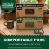 Vermont Coffee Company, Organic Dark Roast, Single-Serve Organic Compostable Coffee Pods, 72CT, Compatible with Most Kcups Brewing Systems, Made in the USA view 2