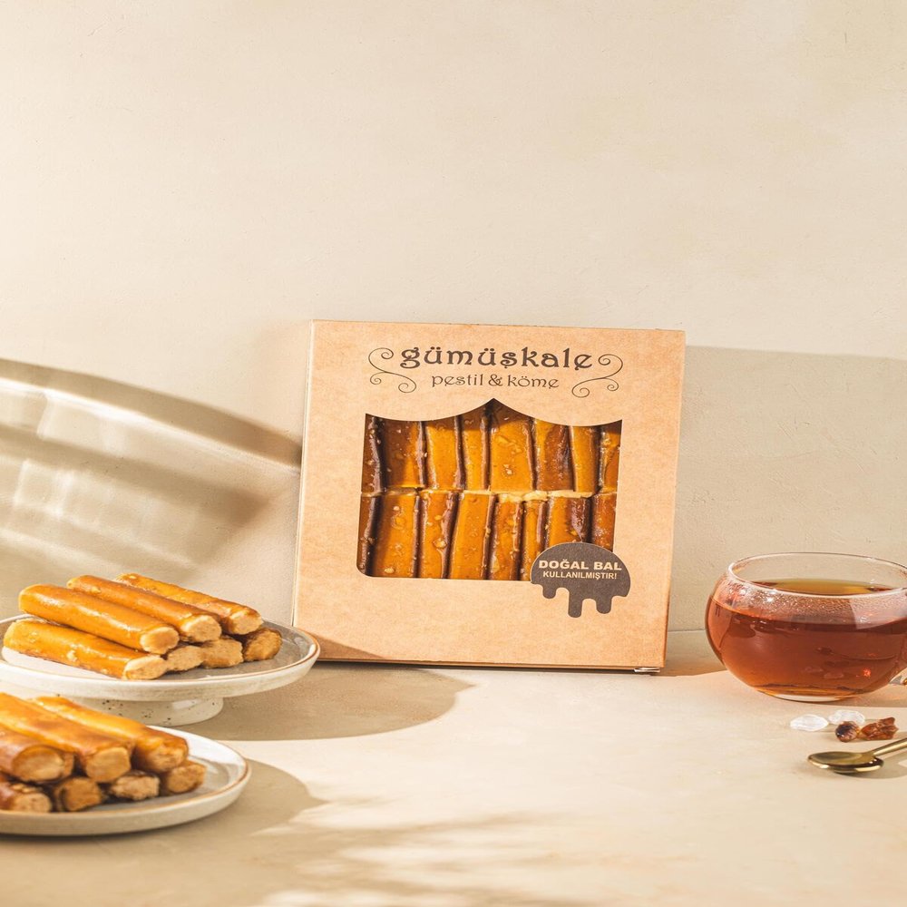 Kalem Sarma 500g - Rolled Turkish Fruit Leather with Nuts, Traditional Sweet Snack