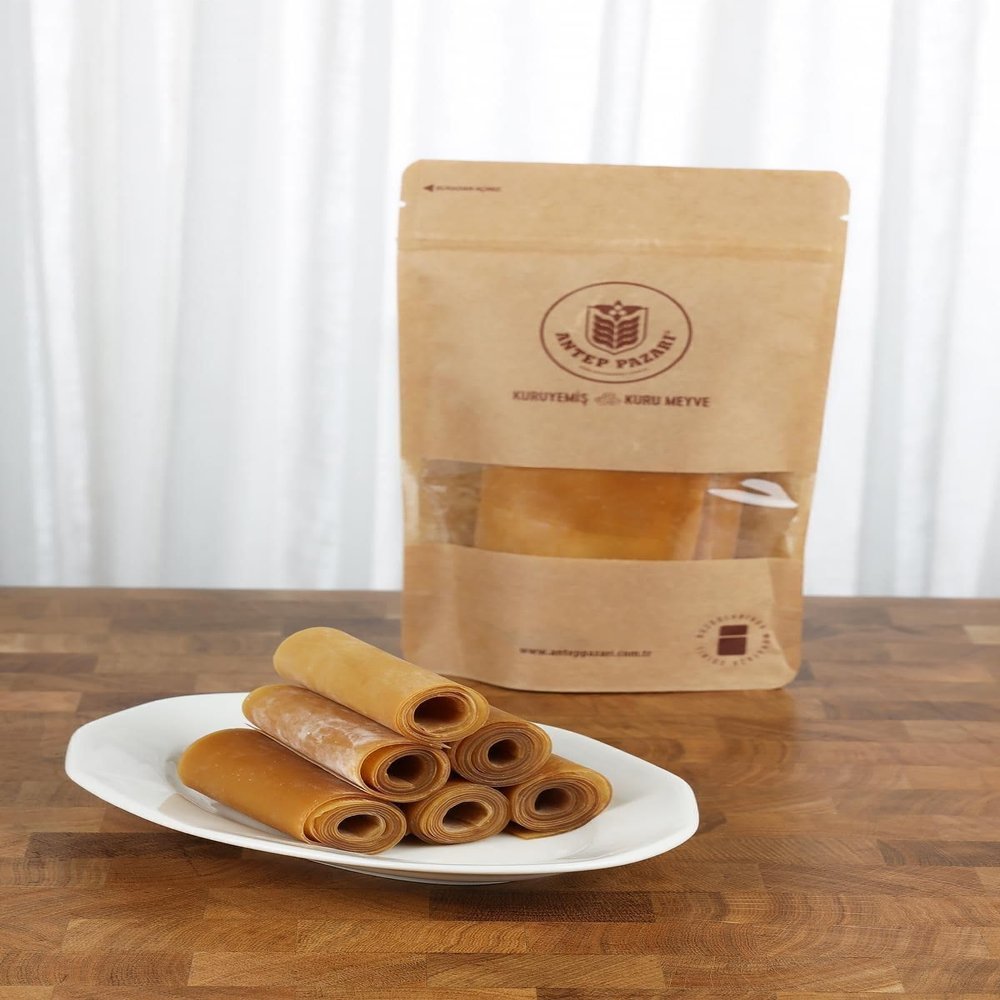 Fruit Leather Roll 500g - Traditional Turkish Fruit Roll-up Snack, Gluten-Free, Additives