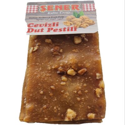 Mulberry Fruit Leather with Walnuts Snack 70g Traditional Turkish Sweet