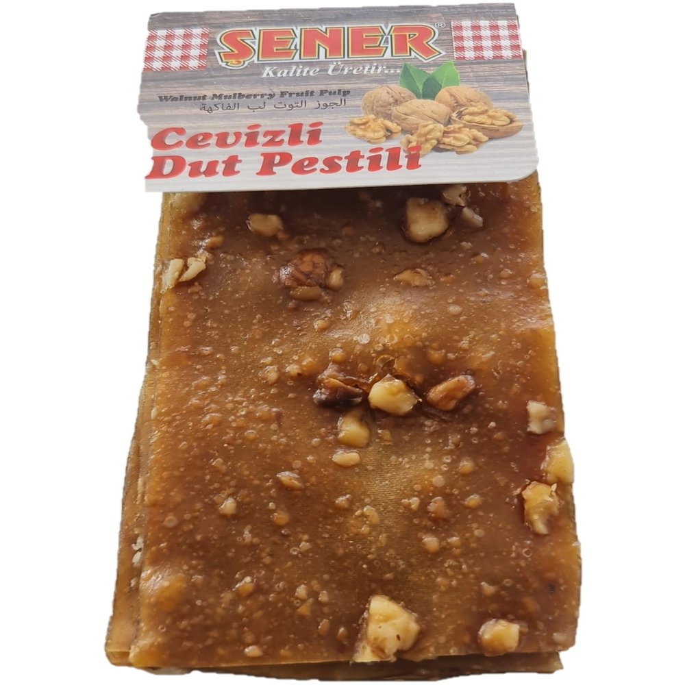 Mulberry Fruit Leather with Walnuts Snack 70g Traditional Turkish Sweet