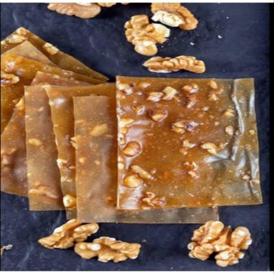 Walnut Dut Pestil 500g Traditional Turkish Fruit Leather Snack Sweetener Gluten-Free