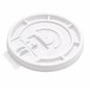 VeZee Plastic Flat Tear-Back with Pinhole Design Lids for 8 oz Poly Paper Cups | Leak Resistant Design, Disposable Drinkware for Cafe Office & Takeaway Use | 3000 Count view 2