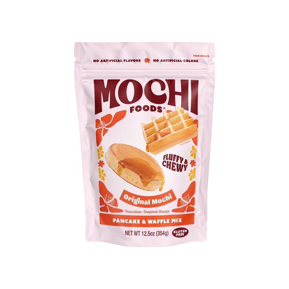 Mochi Foods Original Mochi Pancake & Waffle Mix, Gluten-Free, Hawaiian-Inspired, Fluffy & Chewy, 12.5 oz