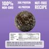 The GFB Fudge Brownie Allergen Friendly Protein Bites | Gluten Free Nut Free Snacks | Super Tasty Plant Based Protein Balls | Travel Ready Non-GMO, Kosher & Vegan Snacks | Resealable 4oz Bags, 1 Pack view 4