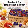 Fruit Jam individual pack| Jelly Variety Pack | Single Serve Jam Cups | Strawberry, Grape and Mixed Fruit Jelly | Individual Packets for Toast, Bagels, Breakfast, Lunchboxes, Hotels, Catering and To Go Orders (150 Count) view 2