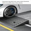 Heavy-Duty Rubber Curb Ramps for Driveway with Safety Arrows Portable Wheelchair Ramp Mat, Kerb Ramps for Cars, Bikes & Mobility Scooters(50x100x12cm/19.7x39.4x4.7in) view 3