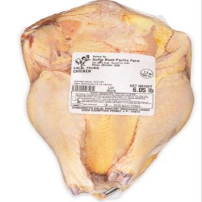 Fossil Farms Sasso Red Chicken, Frozen Poultry, 10 count of 3 lb each, 30 lb Case, Premium Halal Certified, Perfect for Roasting and Braising