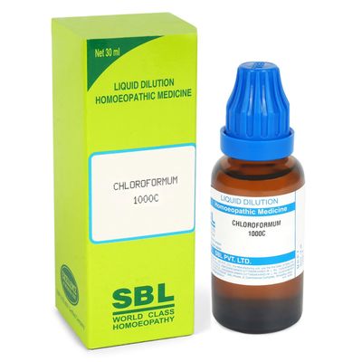 SBL Chloroformum 1M (1000 CH) 30ml Liquid Herbal Supplement for Albuminuria, Gall Stones, Sea Sickness, Relaxed Muscles, Loss of Smell