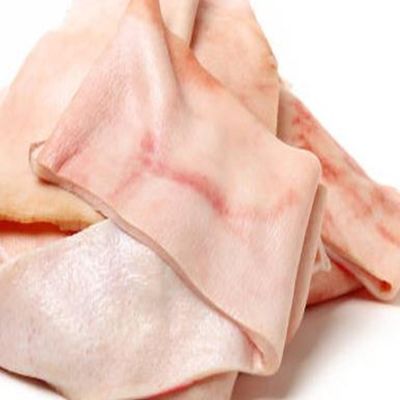 Fossil Farms, Premium Natural Duroc Pork Skin, Frozen, 20 lb Case, Cleanly Trimmed, Ideal for Chicharrn, Broths, Snacks, Enhance Culinary Creations