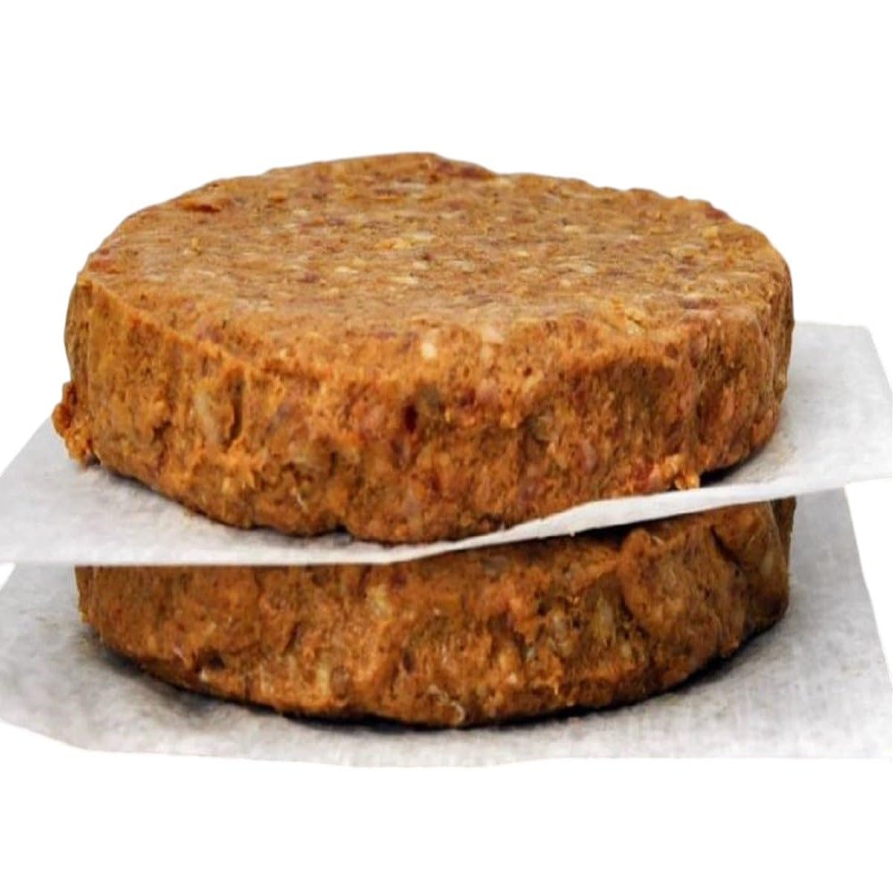 Fossil Farms, Chipotle Bison Burgers, Frozen Patties, 10 count of 1 lb each, 10 lb Case, Ideal for Grilling or Quick Service, Smoky Spice Flavor