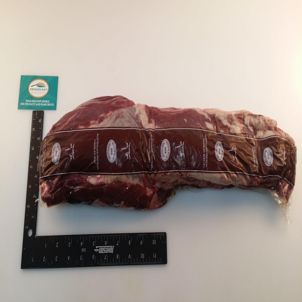 Sanchoku Wagyu Beef Tenderloin, Frozen, MS 4-5, 5 count of 6 lb each, 30 lb Case, unrivaled tenderness, ideal for filet mignon, medallions, center-cut roasts