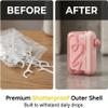 2026 new Automatic Portable Floss Dispenser with 50 Pcs Dental Floss, Refillable for Home, Restaurant, and On-the-Go Oral Care (Red 2 Pack) view 3
